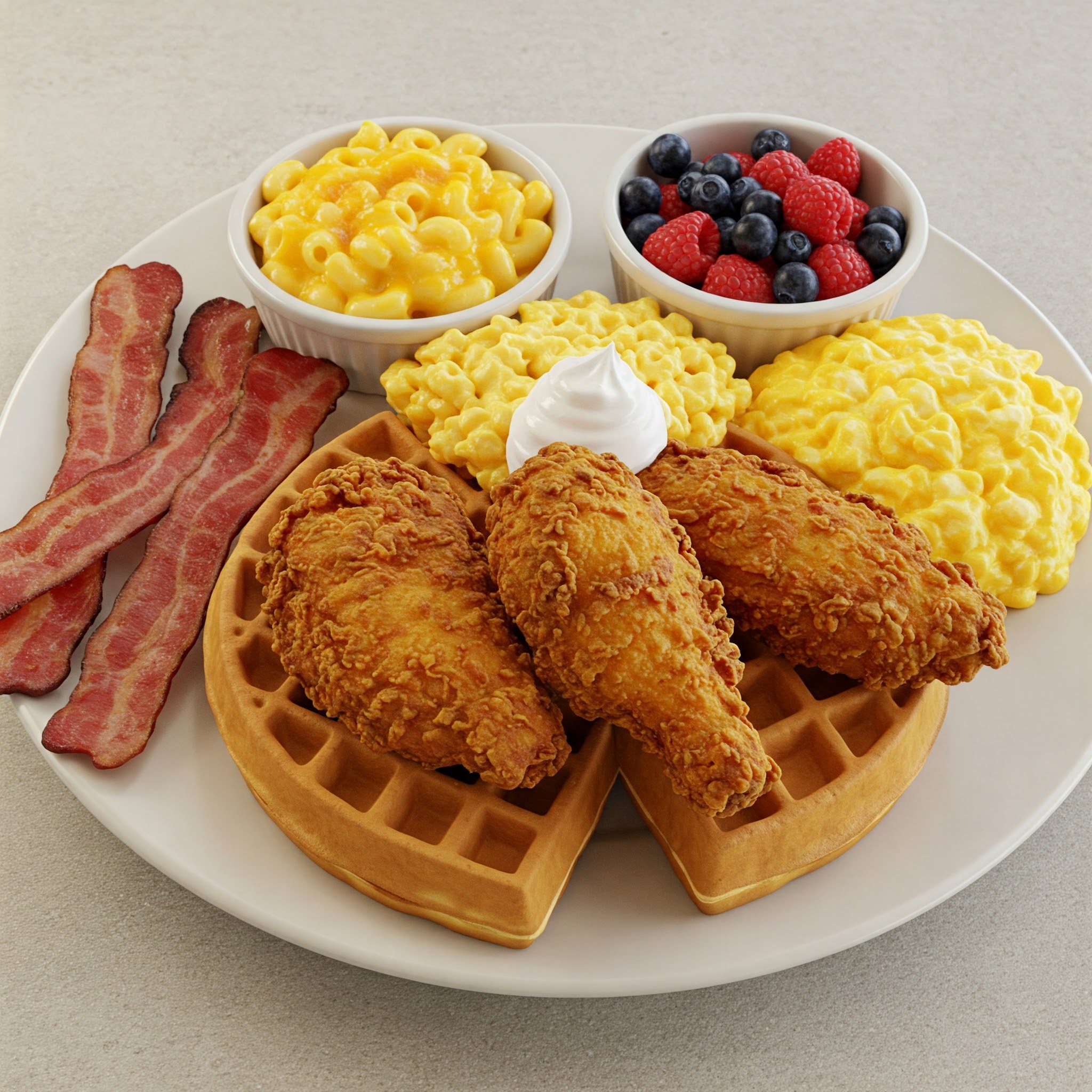 Why Even Bother with Sides? Isn’t Chicken and Waffles Enough