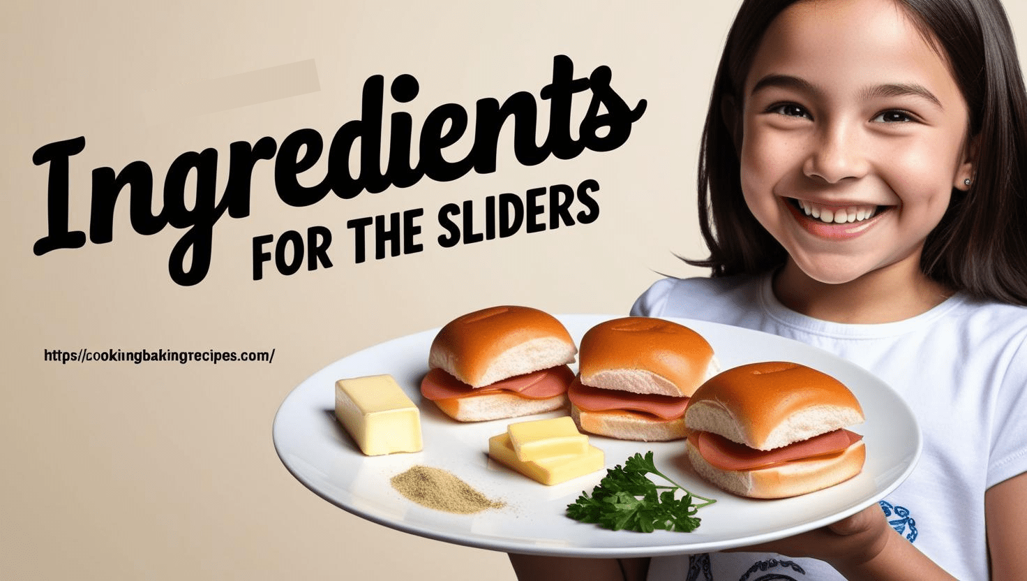 Ingredients for the sliders