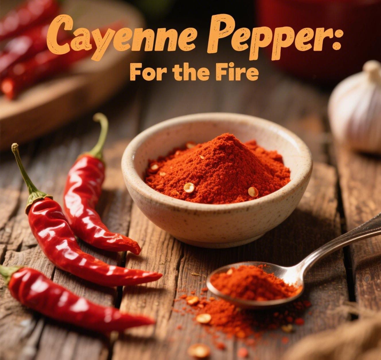 Cayenne Pepper: For the Fire