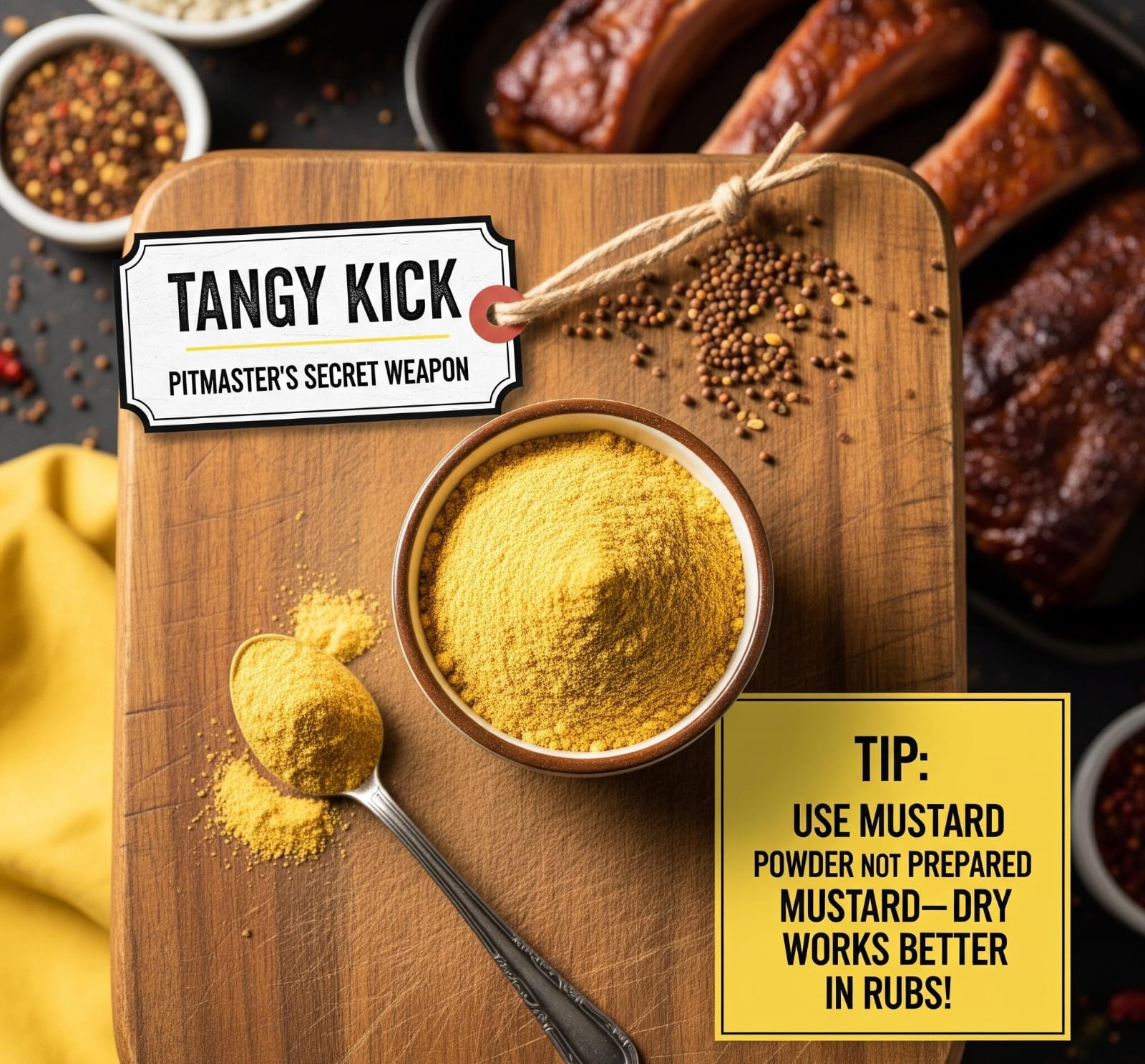 Mustard Powder: A Tangy Kick