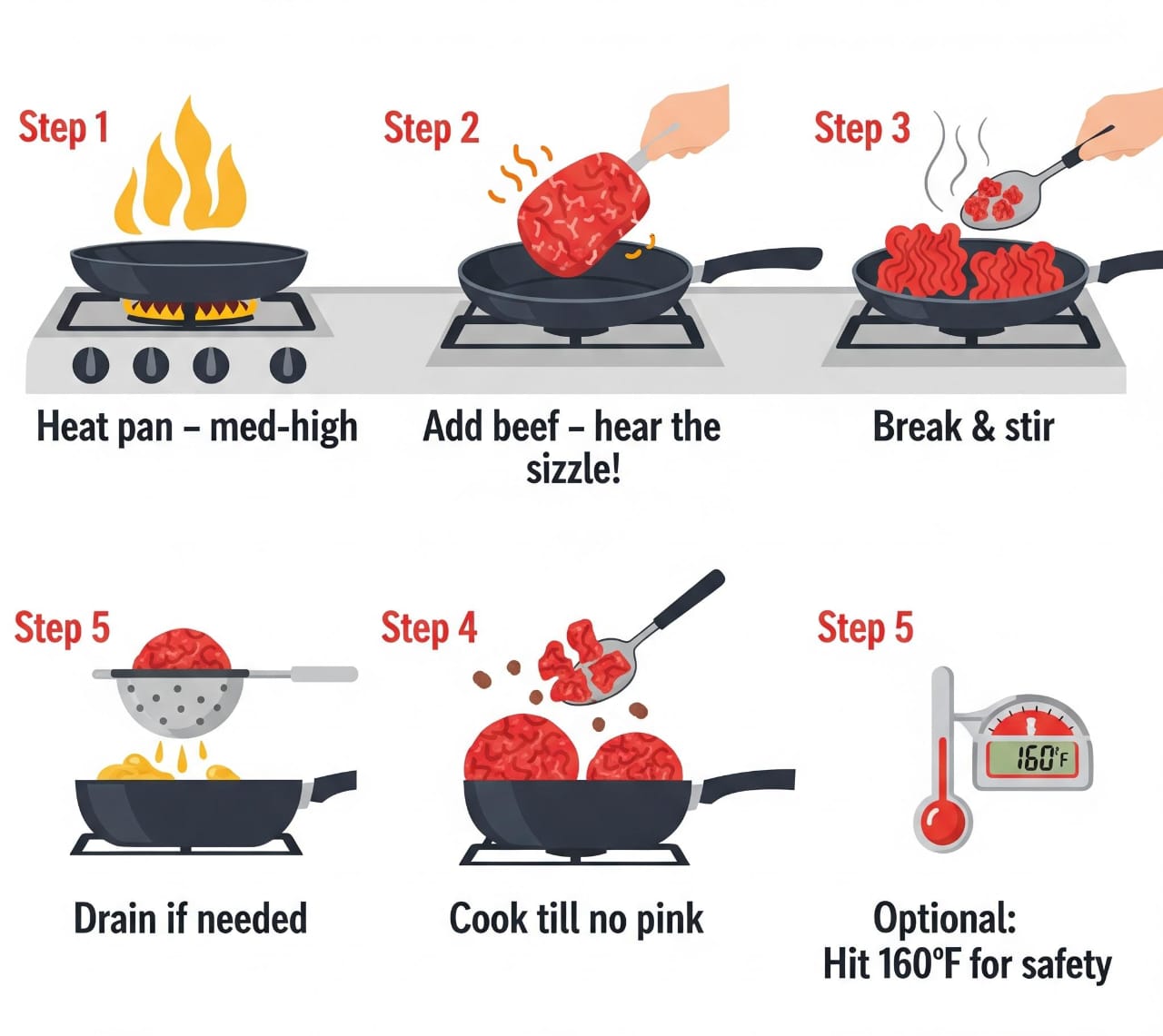 Cooking Ground Beef — It’s Not Rocket Science