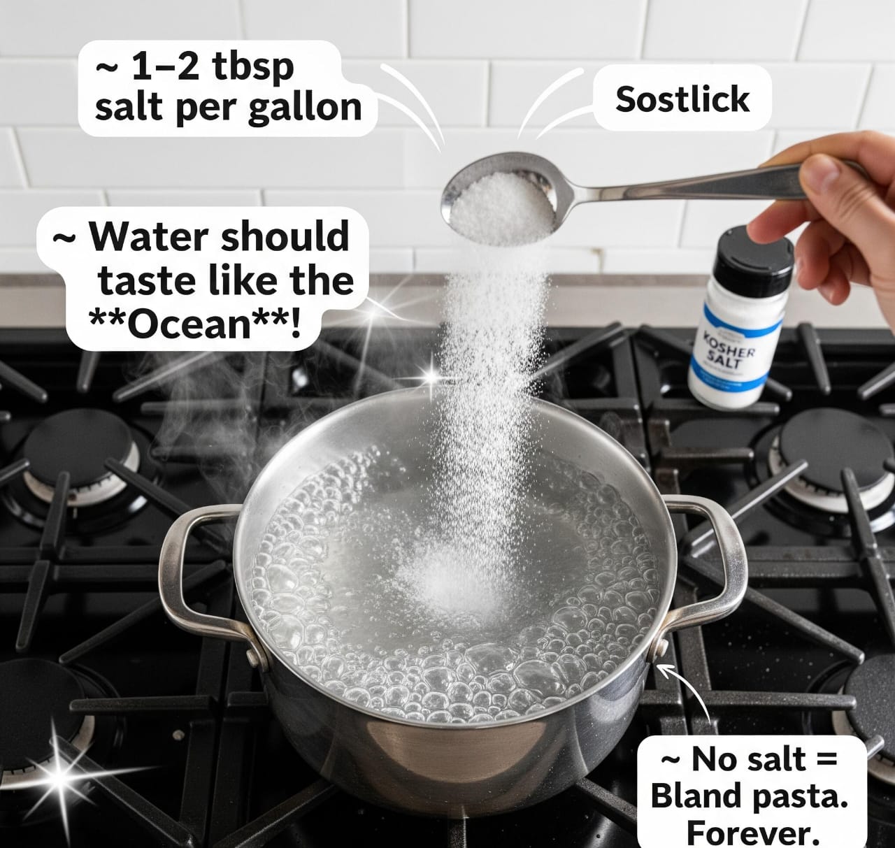 Step 2: Add the Salt! The Ocean Rule, Remember?