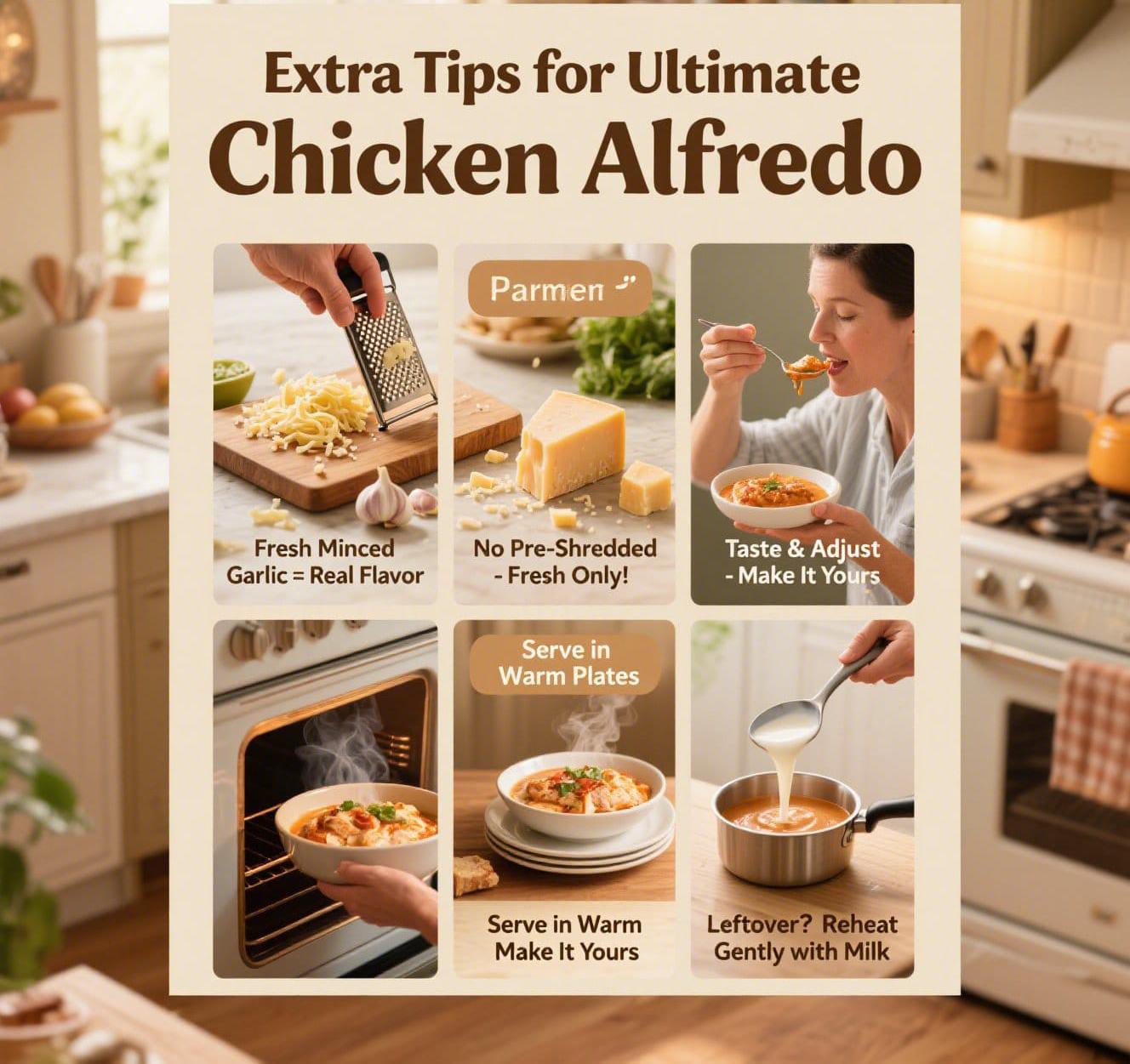 Extra Tips for Ultimate Chicken Alfredo: