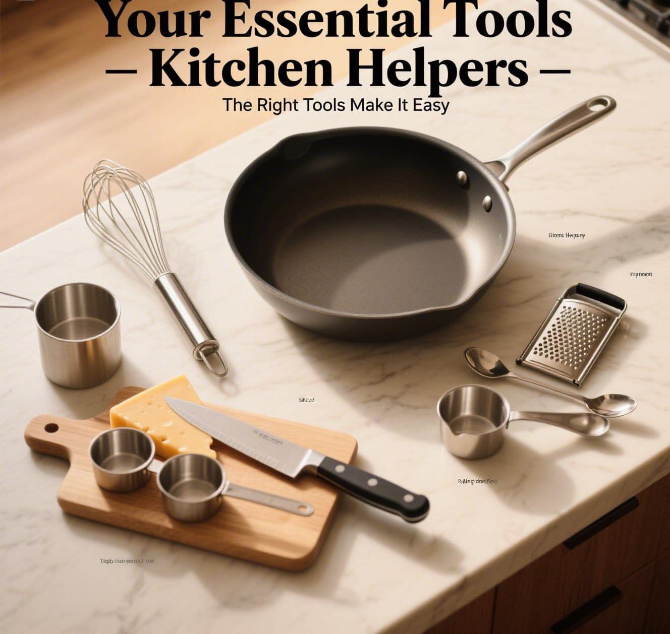 Your Essential Tools. Kitchen Helpers.